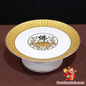 Mâm bồng Thần Tài tâm kinh vàng mbtt-006