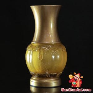 Lọ hoa Thần Tài viền hoa kim ngọc lhtt-016