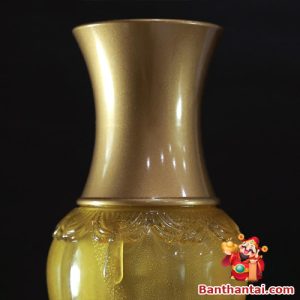 Lọ hoa Thần Tài viền hoa kim ngọc lhtt-016