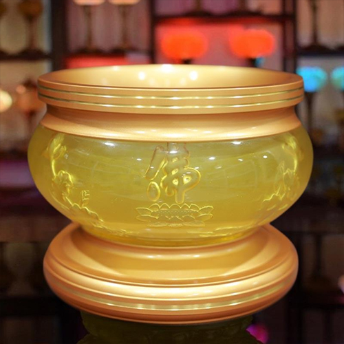 Hình ảnh bát hương Thần Tài Hà Vận lưu ly bhtt-012 Hình ảnh bát hương Thần Tài Hà Vận lưu ly bhtt-012