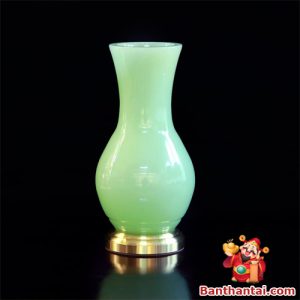 Lọ hoa Thần Tài ngọc xanh lhtt-027