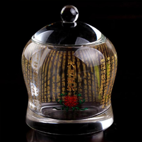Hình ảnh chén thờ Thần Tài khắc tâm kinh cttt-001 Hình ảnh chén thờ Thần Tài khắc tâm kinh cttt-001