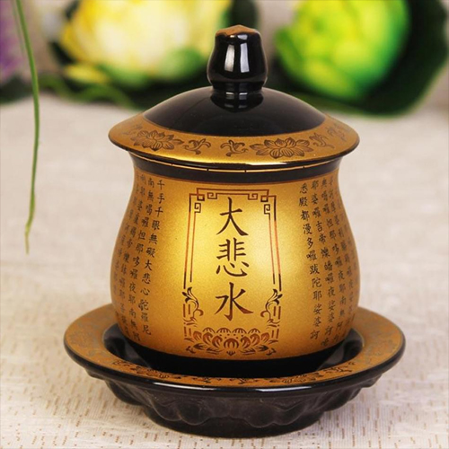 Hình ảnh hũ gạo muối nước thờ Thần Tài Đại Bi Thủy cttt-003