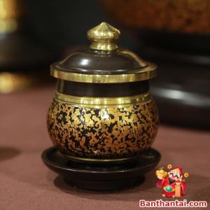 Chén thờ Thần Tài vân đá đen cttt-019