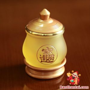 Chén thờ chiêu tài đế đồng cttt-030