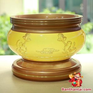 Họa tiết hoa sen được khắc chìm thủ công sắc nét