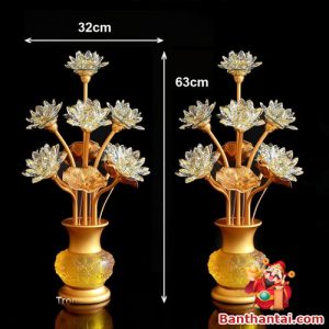 Kích thước 63cm x 32cm – nhỏ gọn, vừa vặn với nhiều loại bàn thờ hiện đại