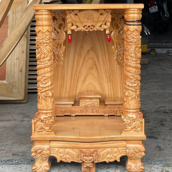 Mẫu bàn thờ Thần Tài tại xưởng Cà Mau