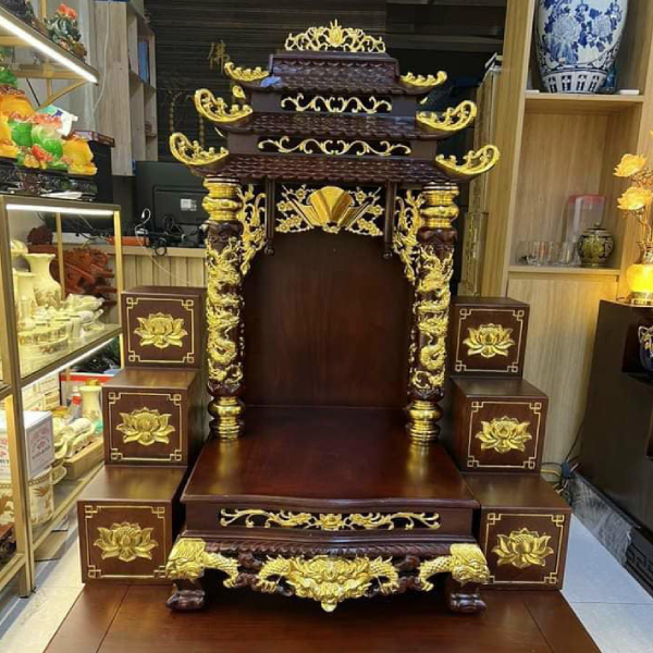 Mẫu bàn thờ Ông Địa tại đồ thờ Thu Hà
