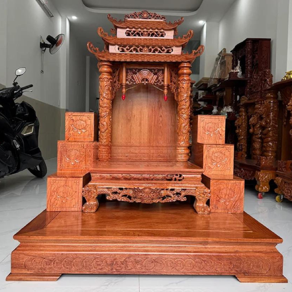 Mẫu ban thờ Ông Địa tại cửa hàng Mỹ An Khang