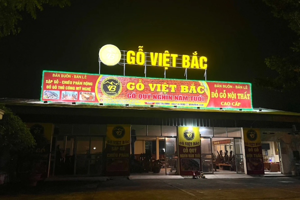 Showroom gỗ Việt Bắc Showroom gỗ Việt Bắc