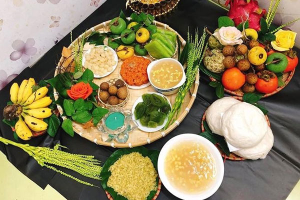 Mâm lễ chay dành cho gia đình ăn thuần chay hoặc chay kỳ Mâm lễ chay dành cho gia đình ăn thuần chay hoặc chay kỳ