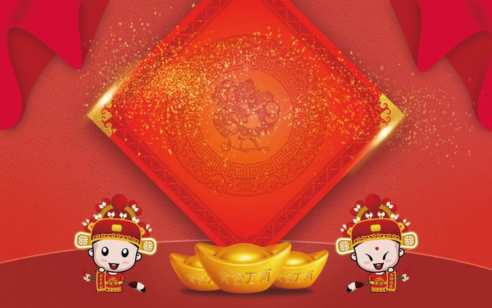 Hình ảnh Thần Tài may mắn