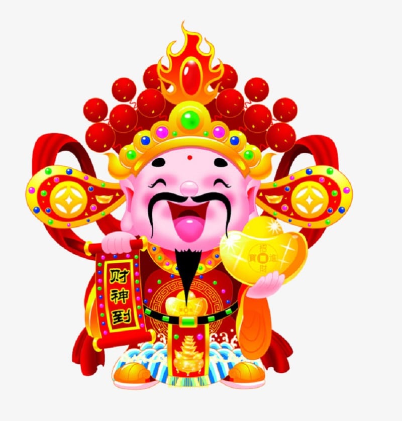 Hình ảnh Thần Tài may mắn