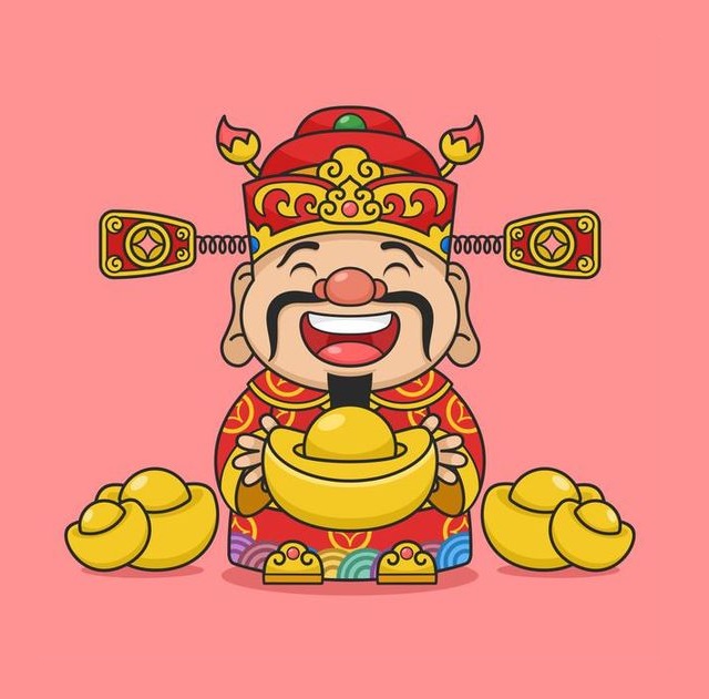 Hình ảnh Thần Tài may mắn