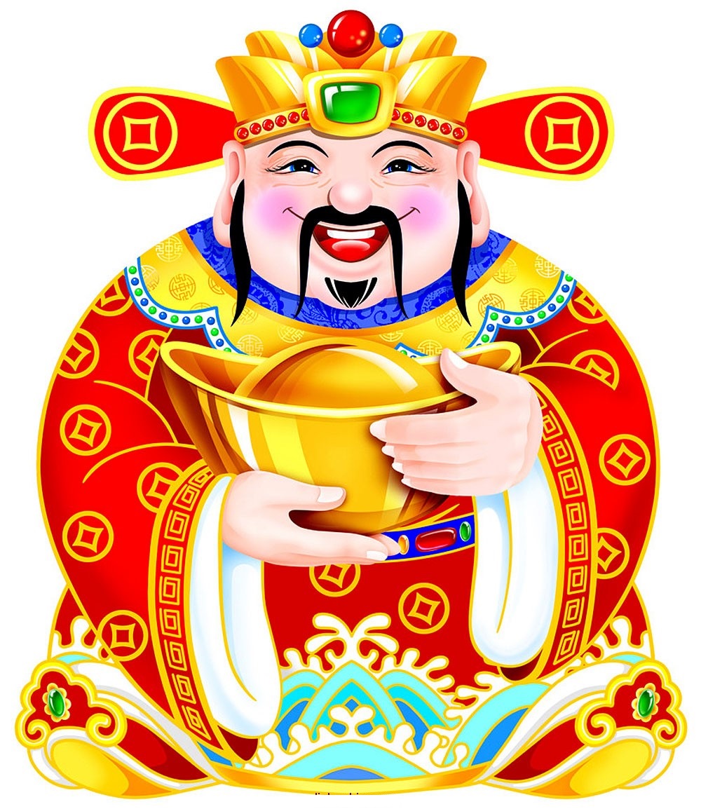 Hình ảnh Thần Tài may mắn