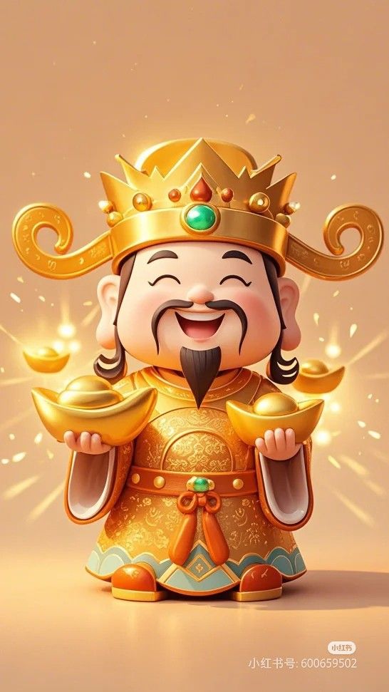 Hình ảnh Thần Tài may mắn