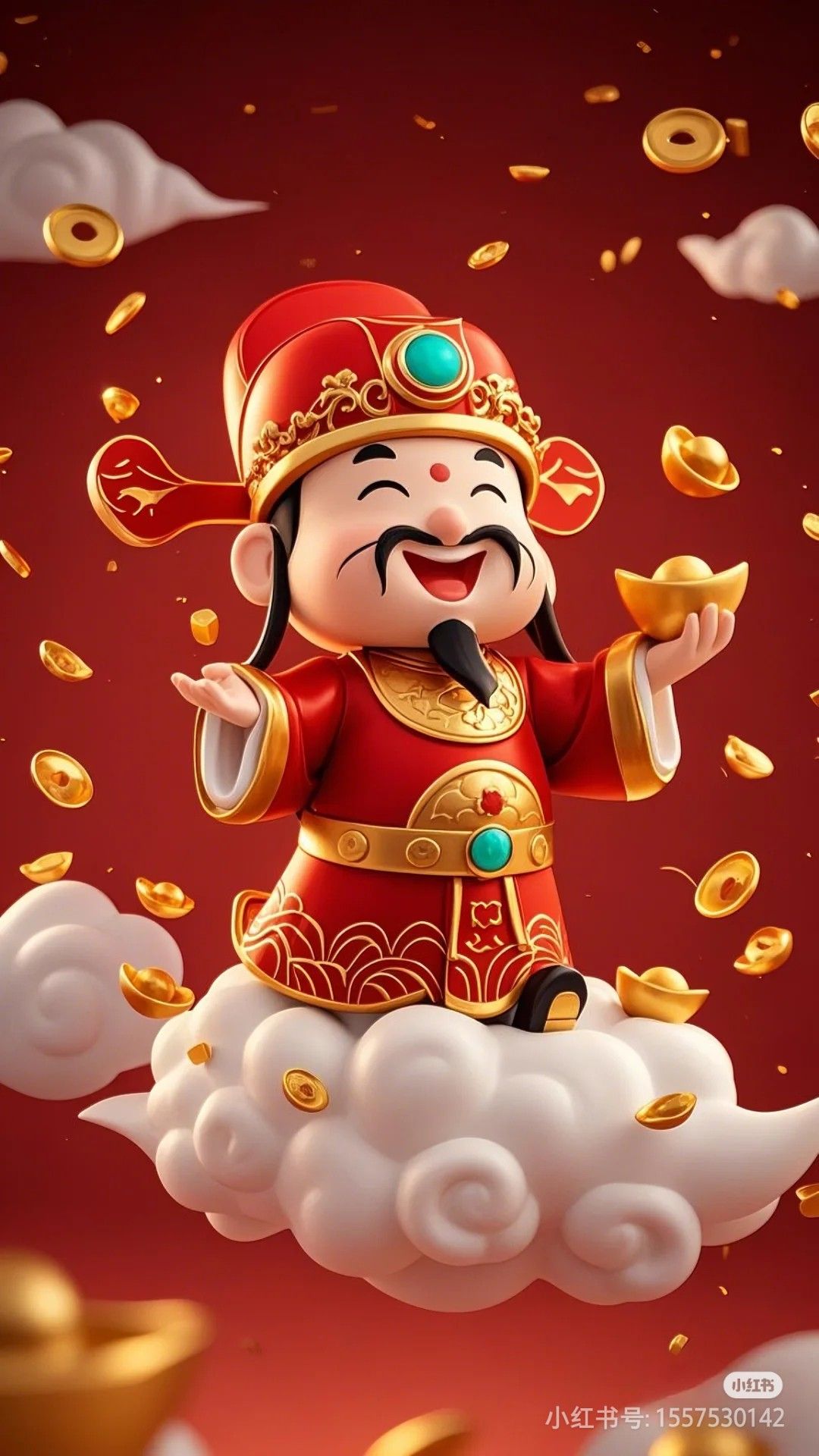Hình ảnh Thần Tài may mắn