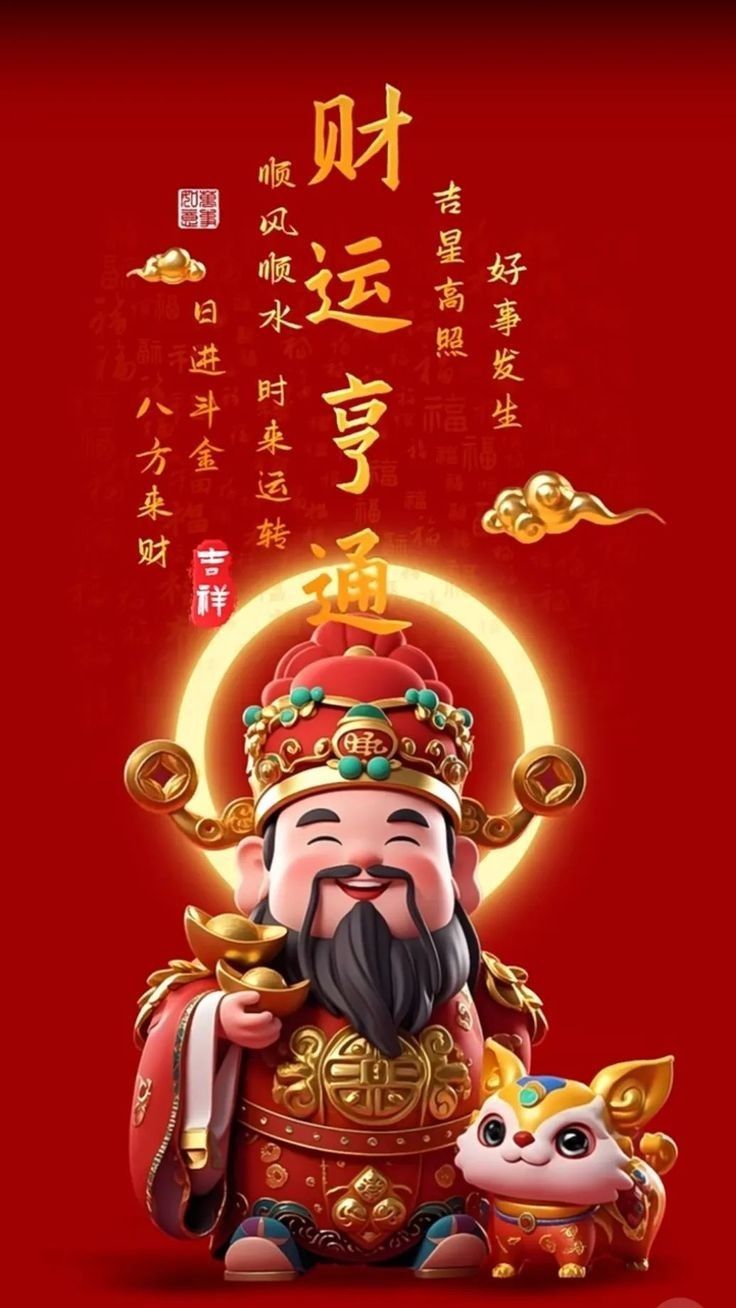 Hình ảnh Thần Tài may mắn