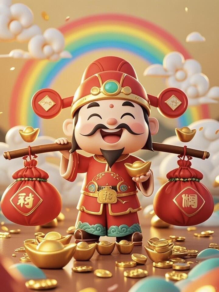 Hình ảnh Thần Tài may mắn