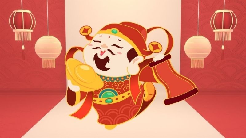 Hình ảnh Thần Tài may mắn