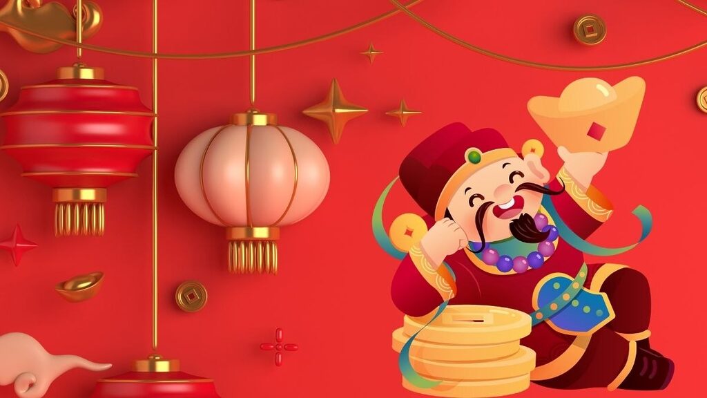 Hình ảnh Thần Tài may mắn