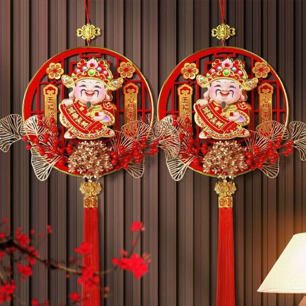Hình ảnh ông Thần Tài lắc đầu trang trí vào dịp Tết