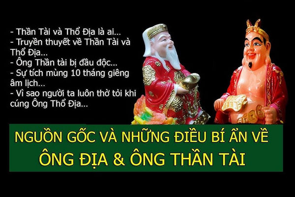 Nguồn gốc và truyền thuyết về Thần Tài Thổ Địa