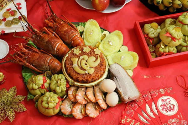 Mâm lễ cúng Thần Tài - Thổ Địa cần được chuẩn bị thịnh soạn
