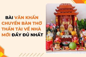 Gia chủ cần chuẩn bị bài văn khấn đầy đủ ý nghĩa, nội dung