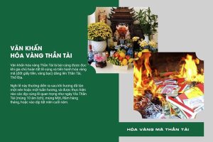 Văn khấn hóa vàng Thần Tài là cách để gia chủ bày tỏ lòng biết ơn đến vị thần linh