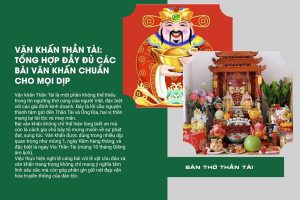 Văn khấn Thần Tài là cách gia chủ truyền đạt những mong ước đến với thần linh