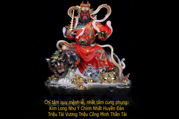 Ngày rằm tháng 3 âm lịch là ngày vía chính của Thần Tài Triệu Công Minh
