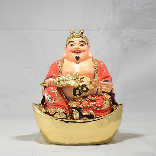 Hình ảnh ông Địa luôn tươi cười mang lại năng lượng tích cực cho ngôi nhà